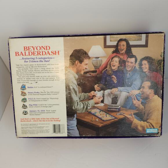 Beyond Balderdash The Classic Bluffing Game 1997 Parker Brothers USA Game Night - Picture 2 of 13